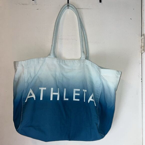 ATHLETA Ocean Blue Ombre Limited Edition Tote Bag - Picture 3 of 9